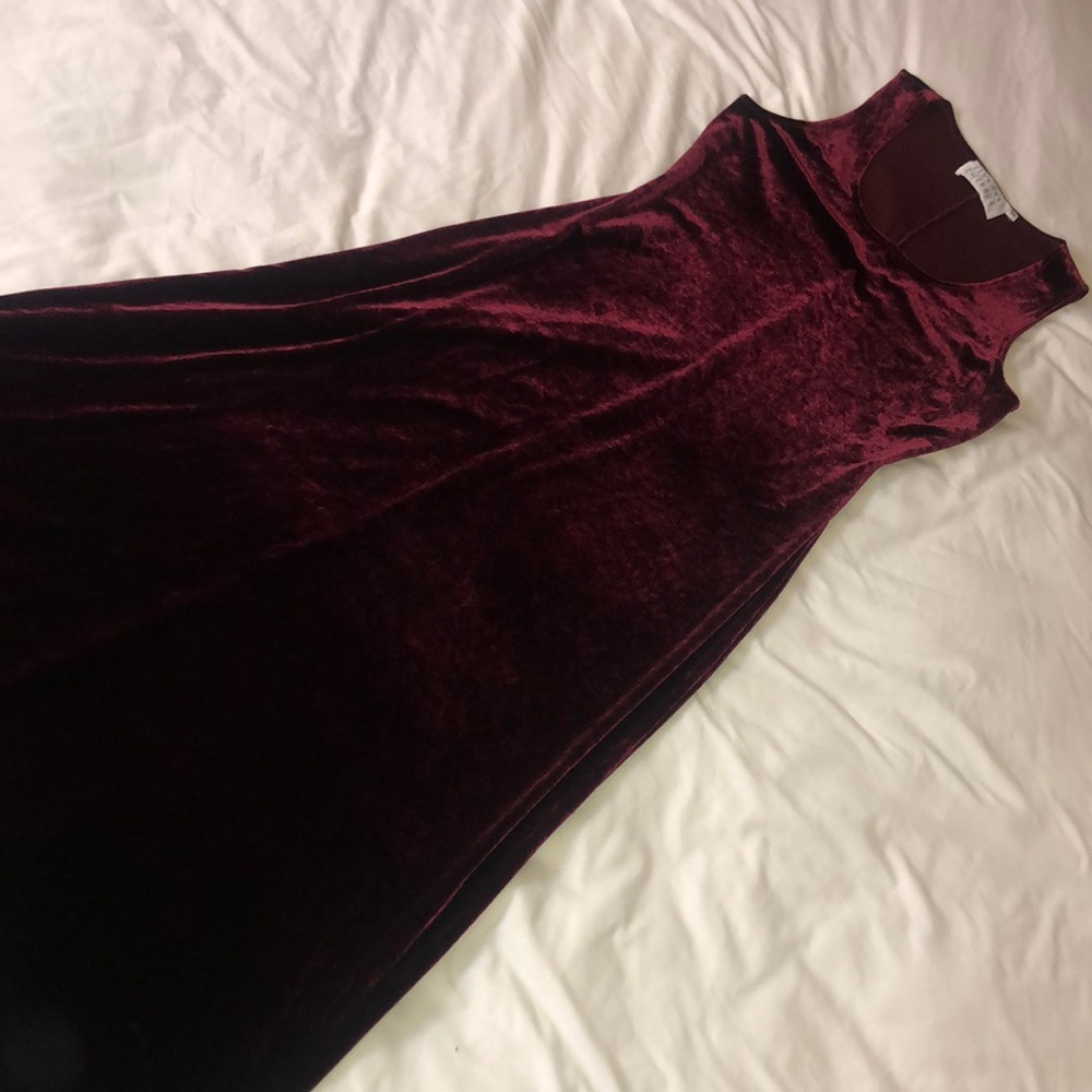 Vintage! Vintage velvet red dress